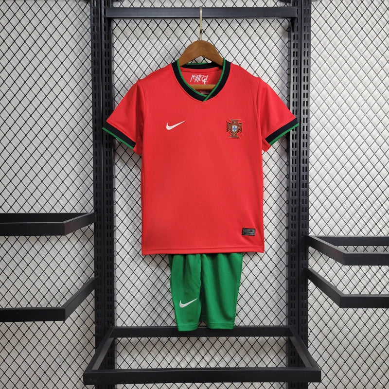 CAMISETA PORTUGAL I EURO 2024 CONJUNTO INFANTIL